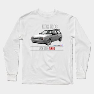 Lada 2108 Turbo White Long Sleeve T-Shirt